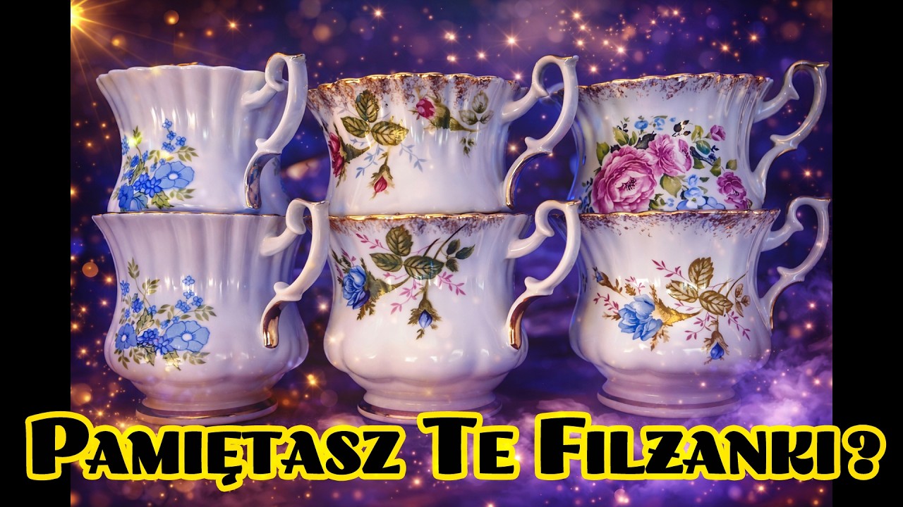 Filiżanki z PRL-u w codziennym użyciu ☕Z targu staroci prosto do kuchni – Chodzież wciąż żyje!