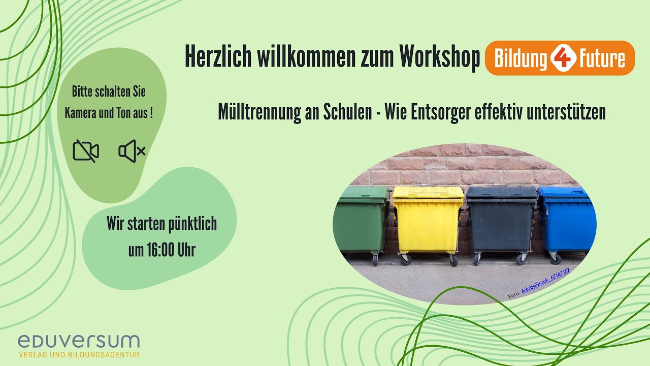 Bildung4Future: Workshop für Mülltrennung an Schulen – Wie Entsorger effektiv unterstützen