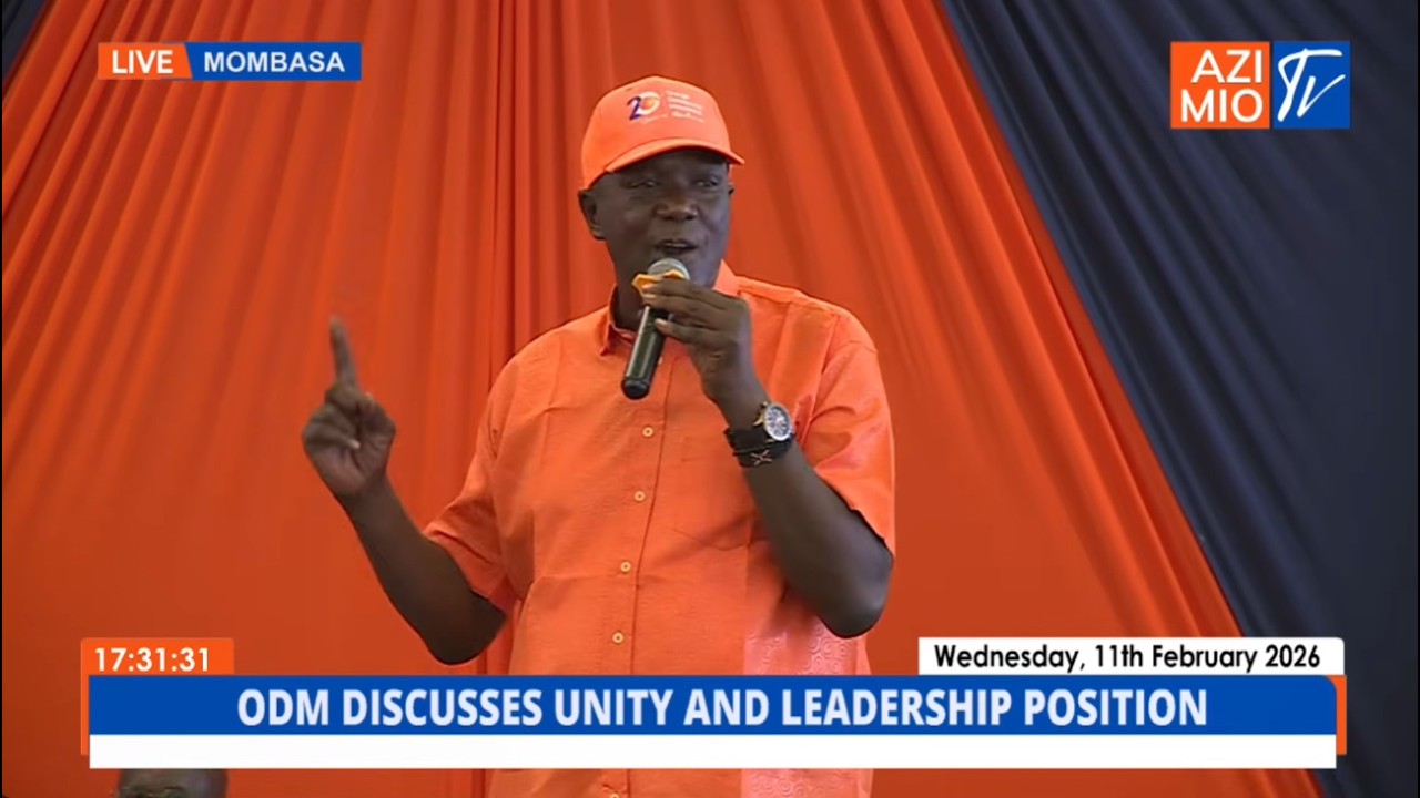 WATCH: Okoth Obado Delivers POWERFUL Speech During ODM Delegates Meeting