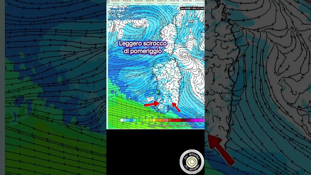 Sereno o poco nuvoloso durante sabato 13 dicembre 