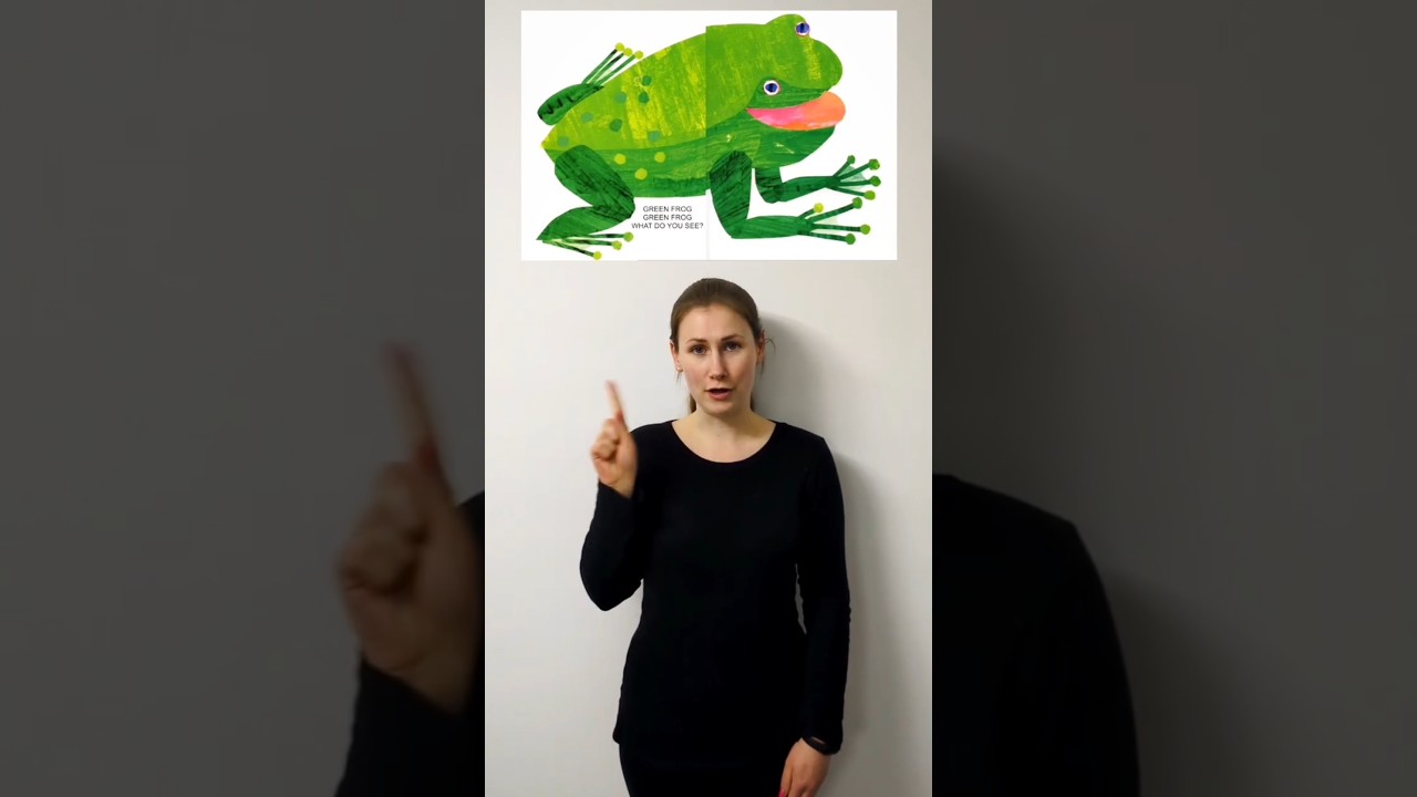 Brown Bear, Brown Bear What Do You See? A great story for learning colours and animal Makaton signs.