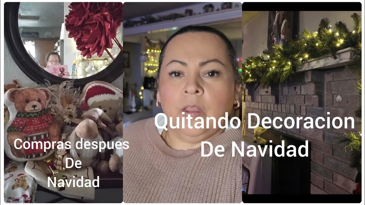 DE QUE VAMOS HA DECORAR AHORA// QUITANDO DECORACION DE NAVIDAD///COMPRITAS DESPUES DE NAVIDAD//