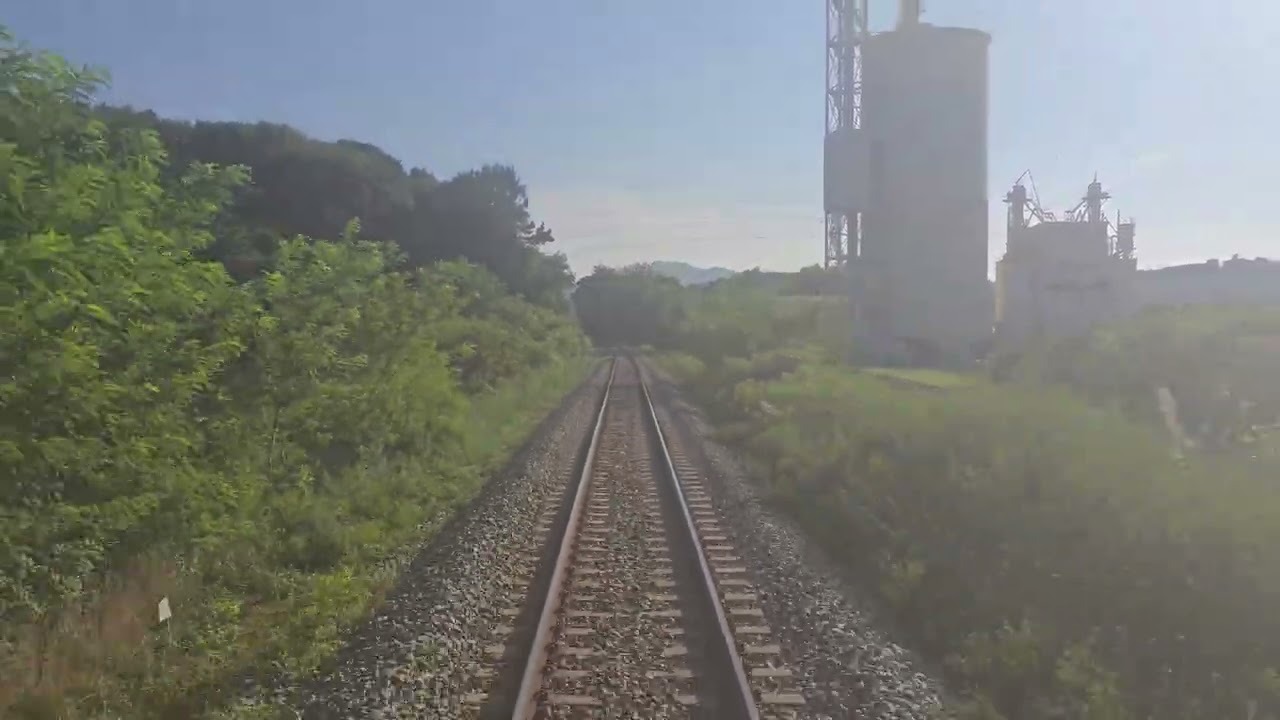 (철도,4K)장항선 광천~홍성 후부 주행영상