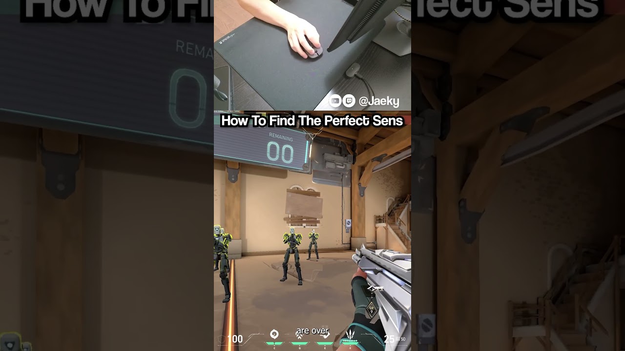 How To Find The Perfect Sensitivity (Valorant Tips)