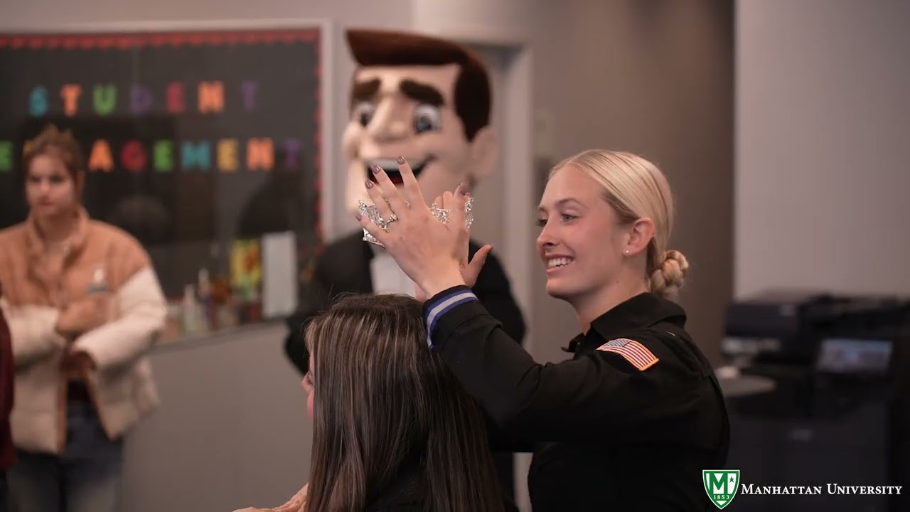 2024 Miss America, Lt. Madison Marsh Visits Manhattan University