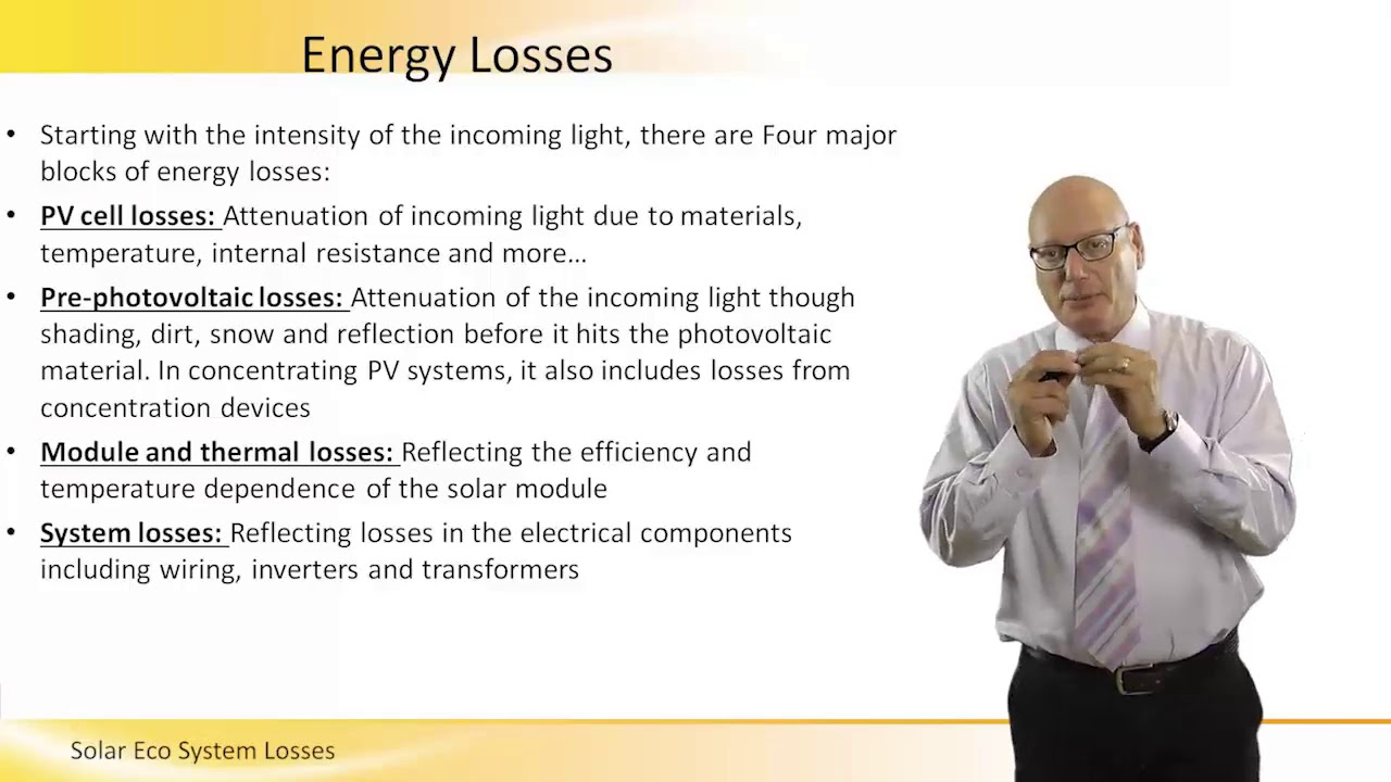 Solar Eco System Losses
