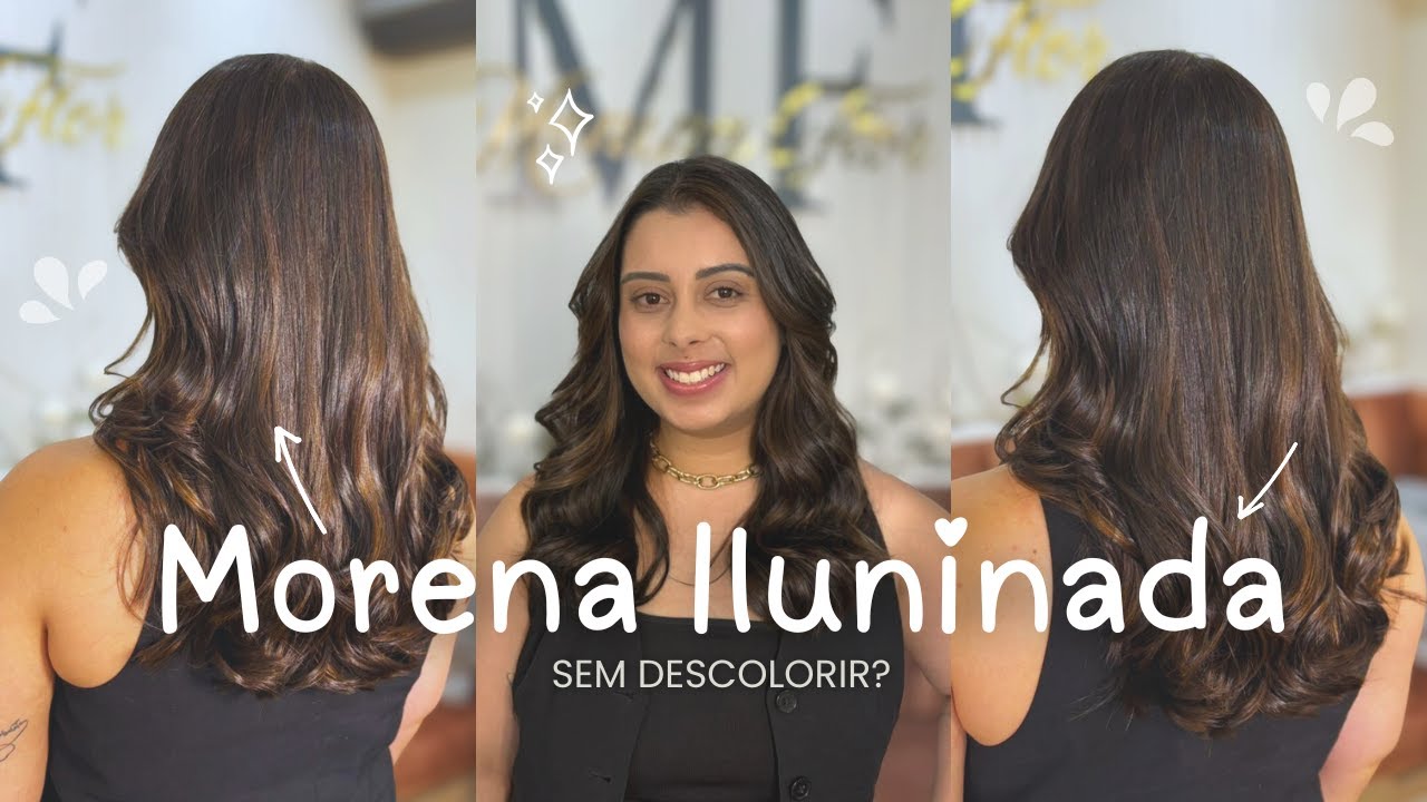 MORENA ILUMINADA somente com TINTA!