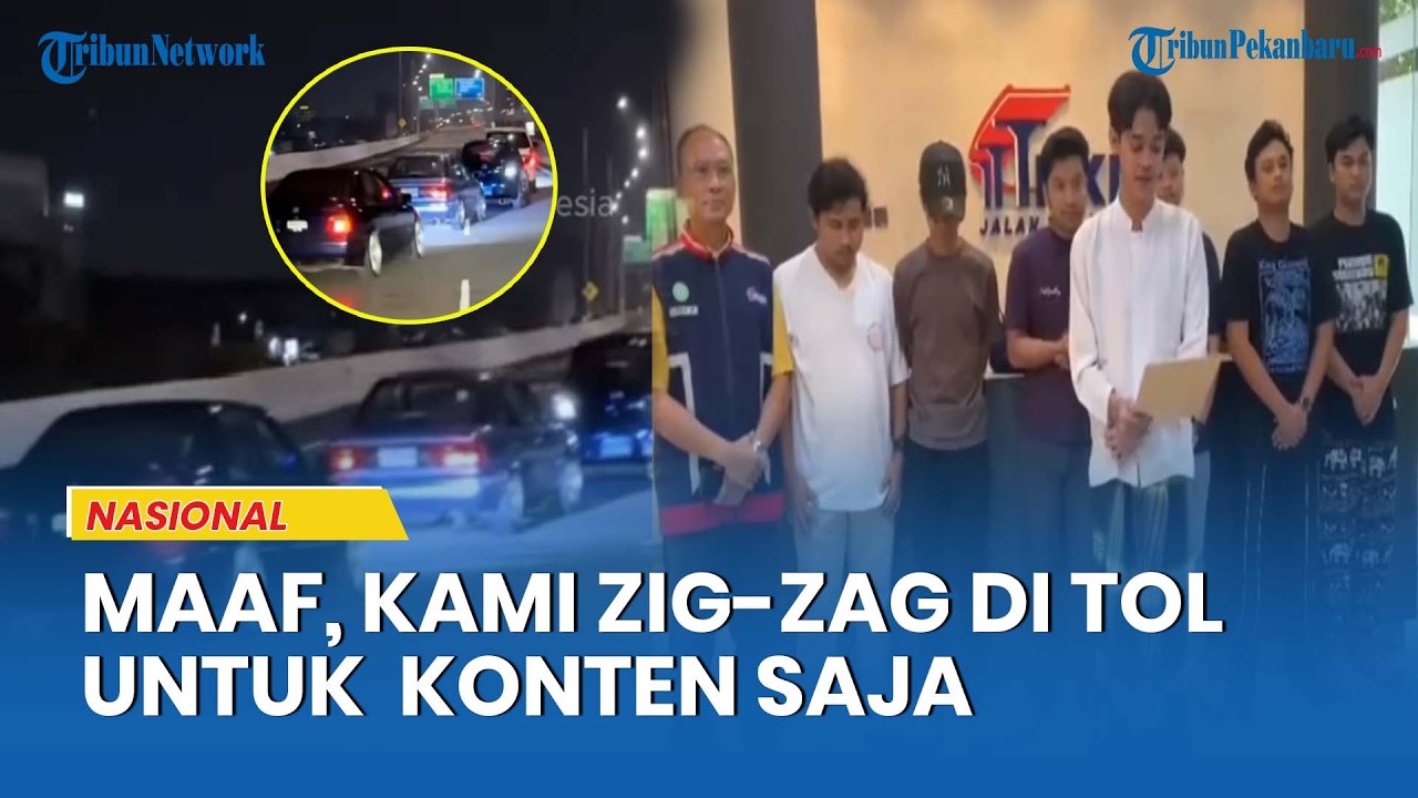 Tak Ditilang Polisi, Pengemudi Konvoi Zig-zag di Tol Cukup Ditegur dan Sampaikan Permohonan Maaf