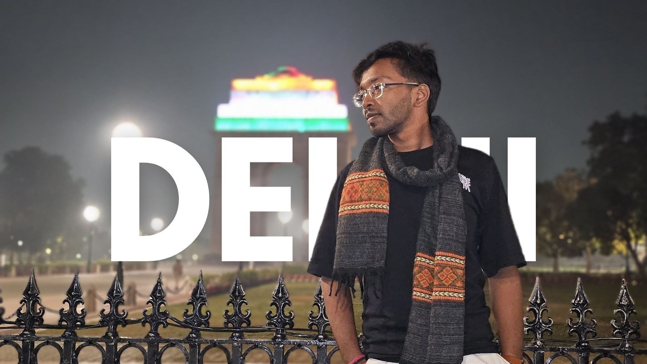 Delhi Day 2 Vlog | Qutub Minar, Dolma Aunty Momos, CP & India Gate