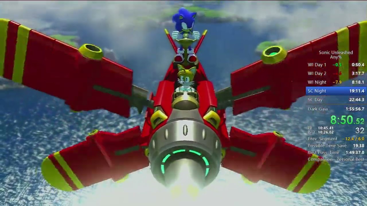 Sonic Unleashed Any% Speedrun 1:53:08