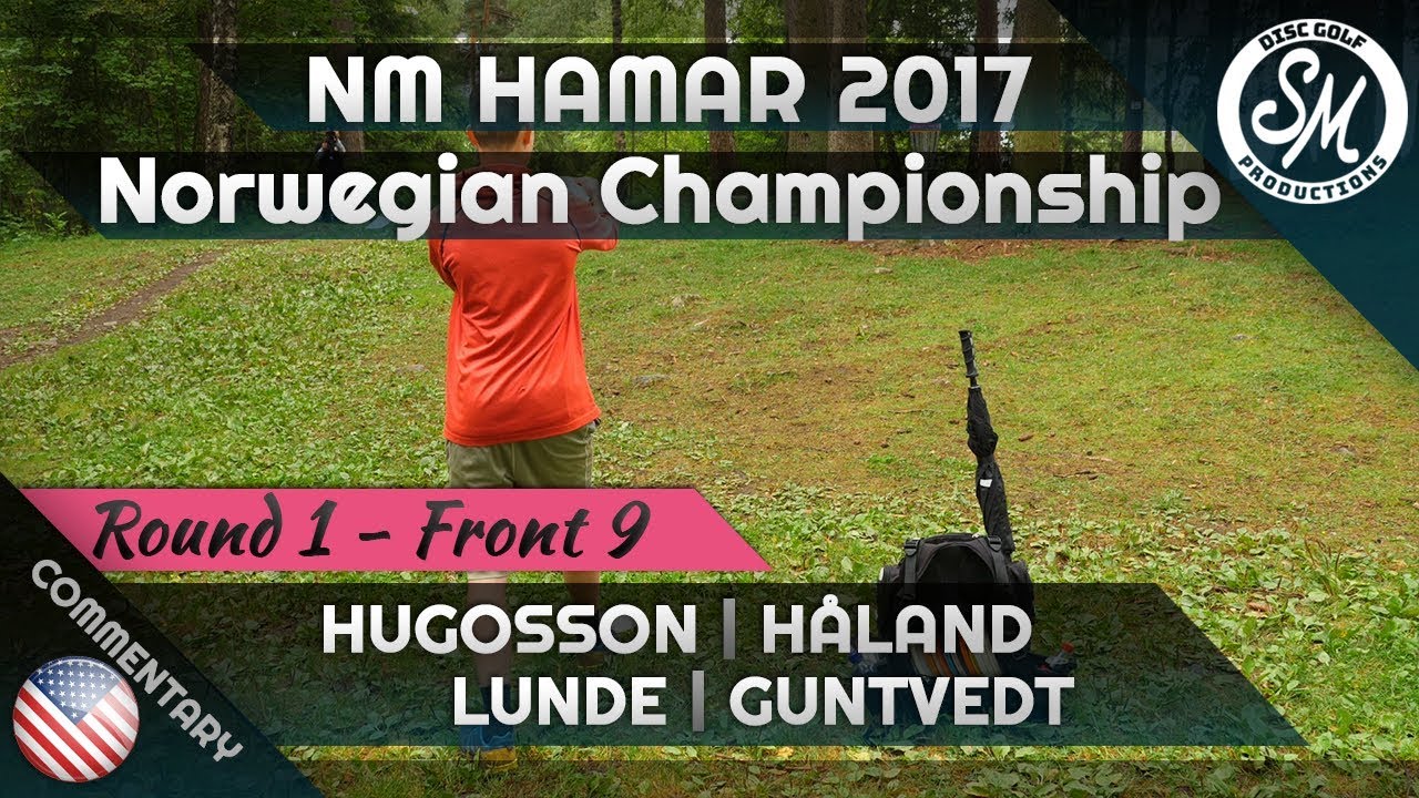 Norwegian Championship 2017 | Round 1 Front 9 | Hugosson, Håland, Lunde, Guntvedt *ENGLISH*