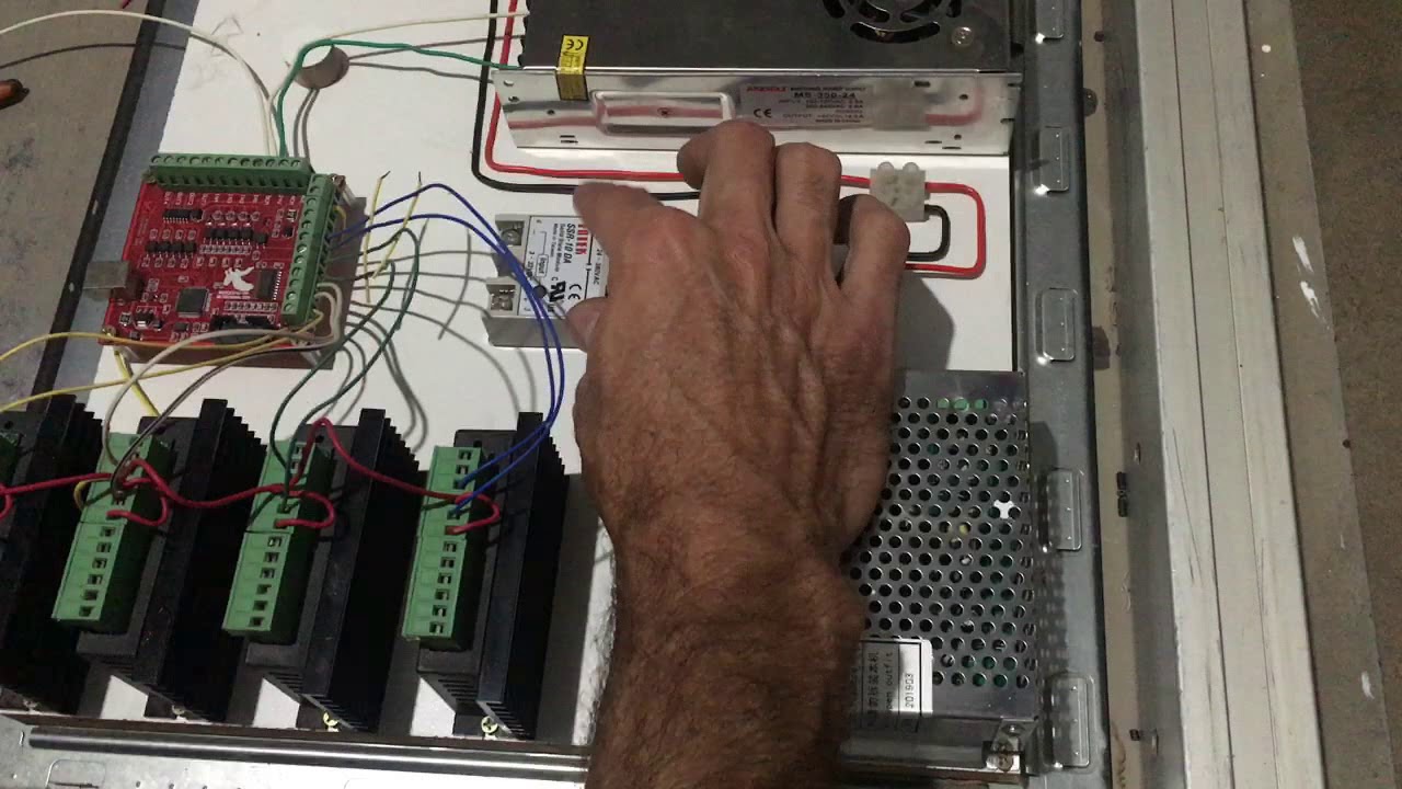 Construçao da minha nova cnc router caseira parte 19 painel de controle