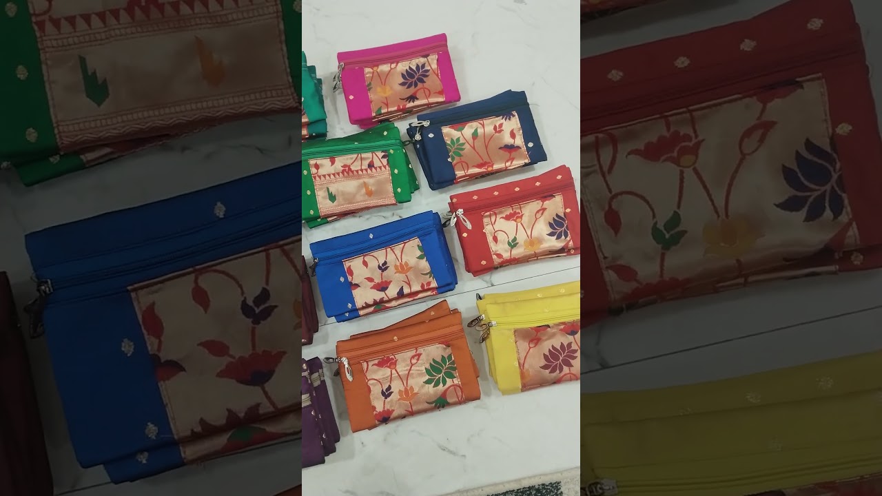 Paithani Purse For Return Gifts| Return Gifts For Women #fashion #bagsonline #trending #paithani