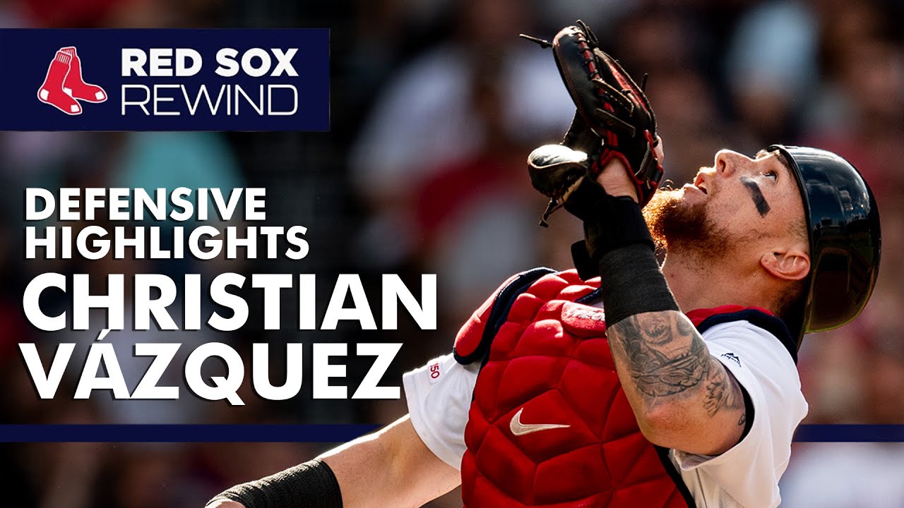 Christian Vazquez Career Defensive Highlights | Red Sox Rewind