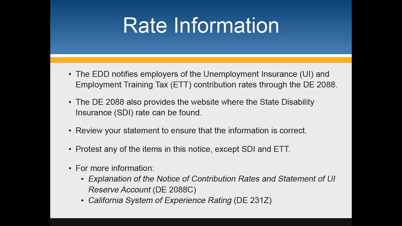 Protest an Unemployment Insurance Rate
