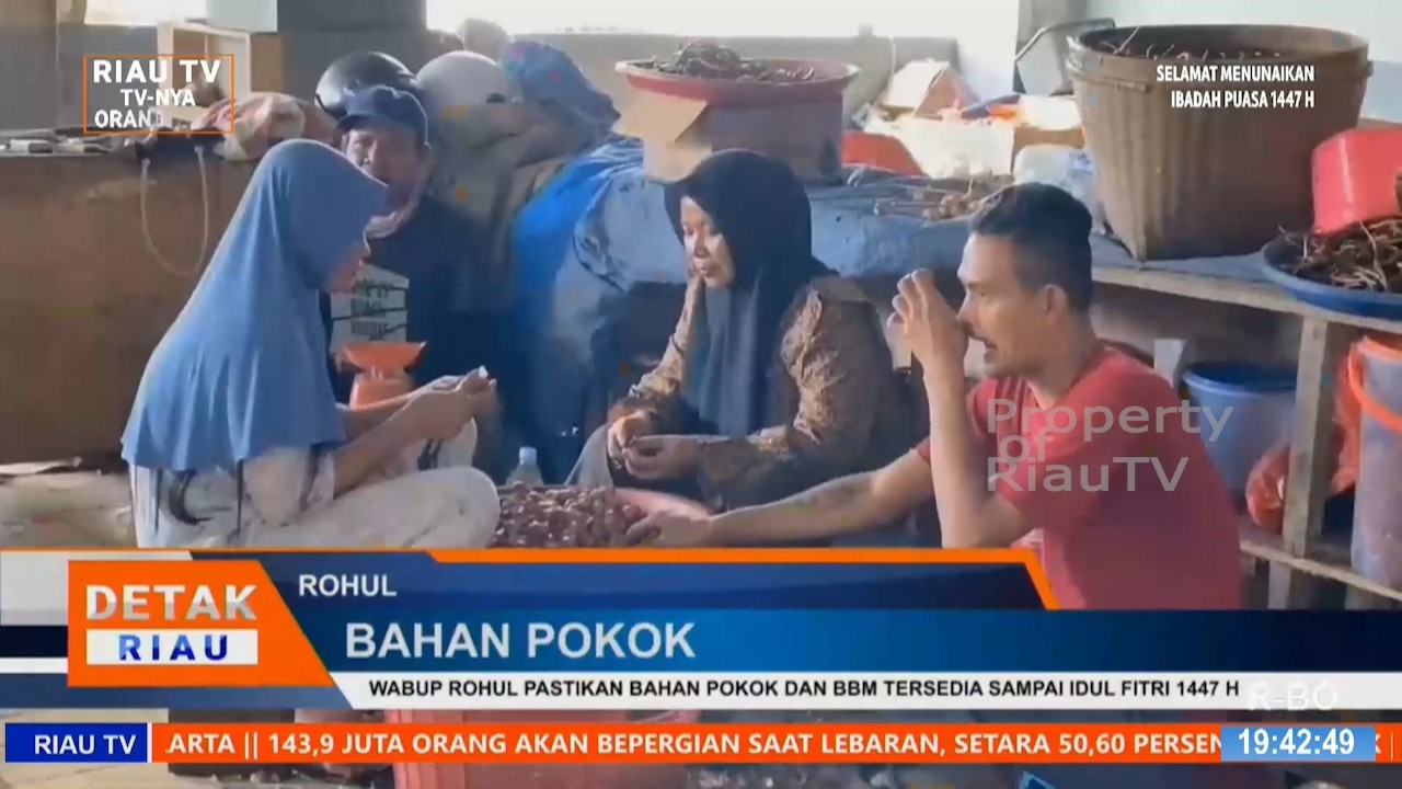 WABUP ROHUL PASTIKAN BAHAN POKOK DAN BBM TERSEDIA SAMPAI IDUL FITRI 1447 H