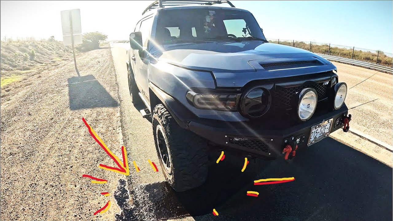 И что теперь?! Toyota FJ Cruiser Dino попала в неожиданную аварию :/