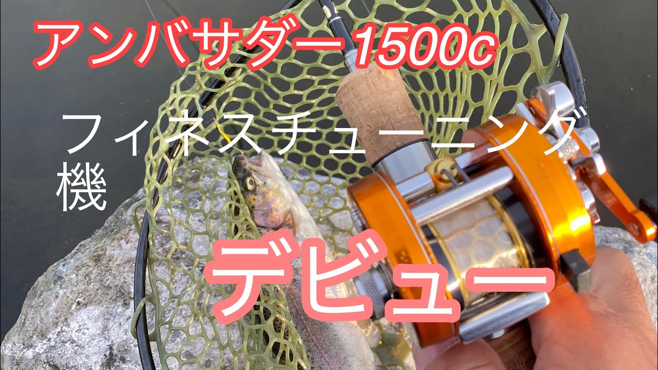 アンバサダー1500cフィネスチューニング機デビュー #朝霞ガーデン #管理釣り場 #エリアトラウト #アンバサダー #ベイトフィネス
