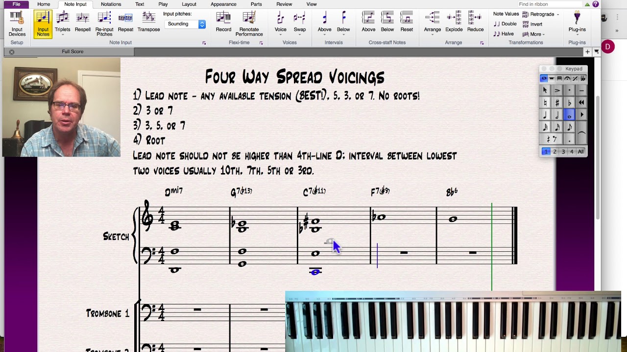 Four Way Spread Voicings