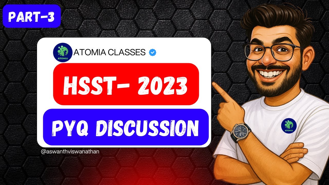 HSST-2023- PART 3- PYQ Discussion, #rankmaking questions🥇🚨