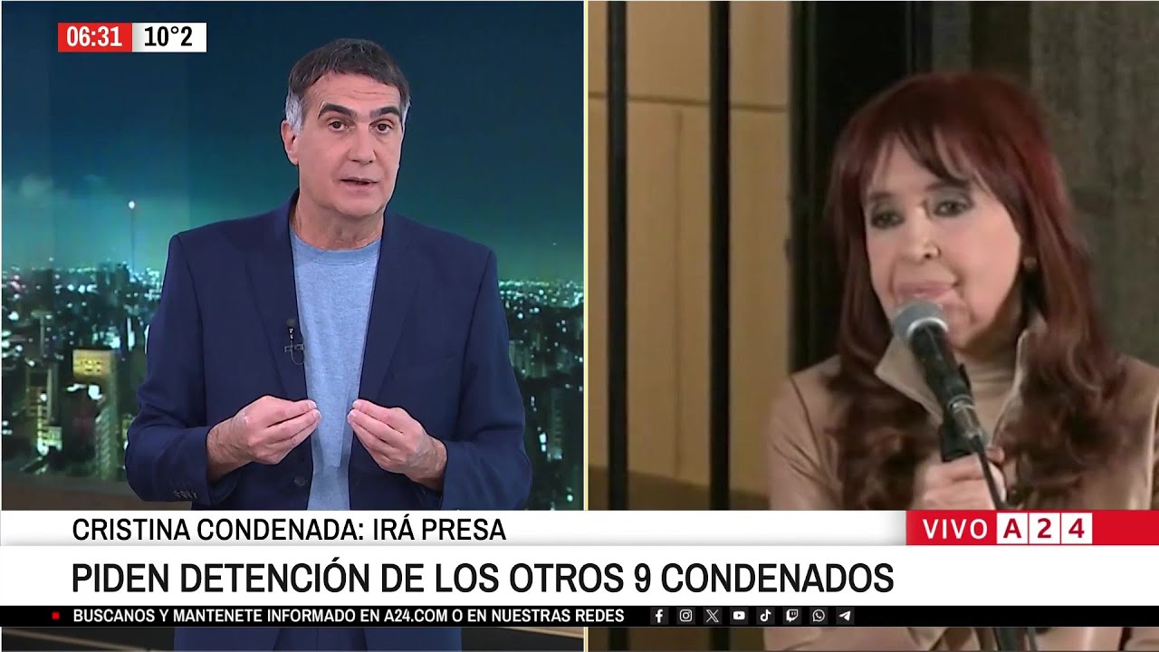 📢 FALLO HISTÓRICO: CRISTINA KIRCHNER IRÁ PRESA POR CORRUPCIÓN  📜