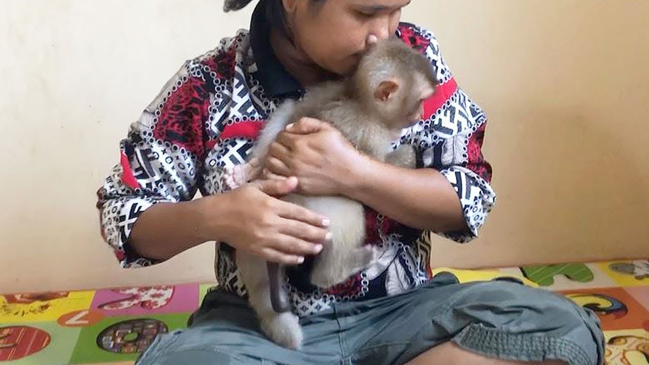 Little Jason Run To Cuddling With Mom After Checking Healthy Skin
