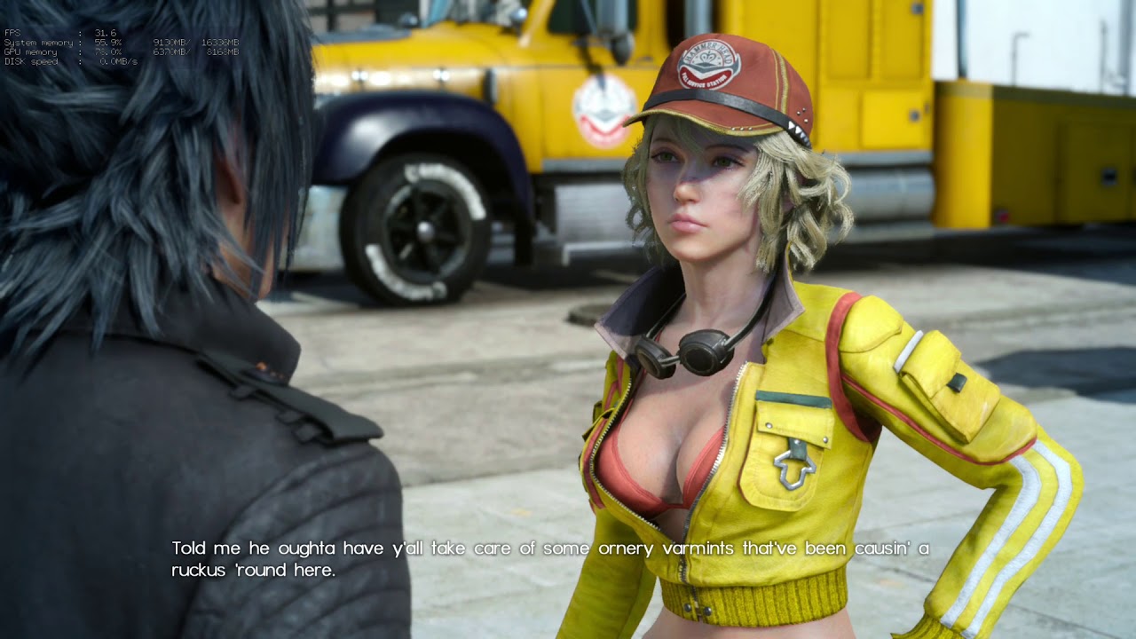 Final Fantasy XV Demo -- R9 390X Ryzen 7 1700X -- Combat Stuttering