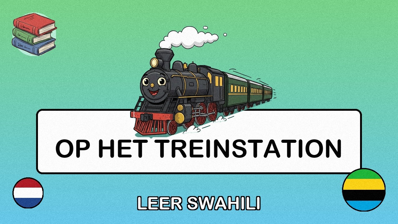 🇳🇱→🇹🇿 Leer Swahili - A2 Gesprek: Op het treinstation