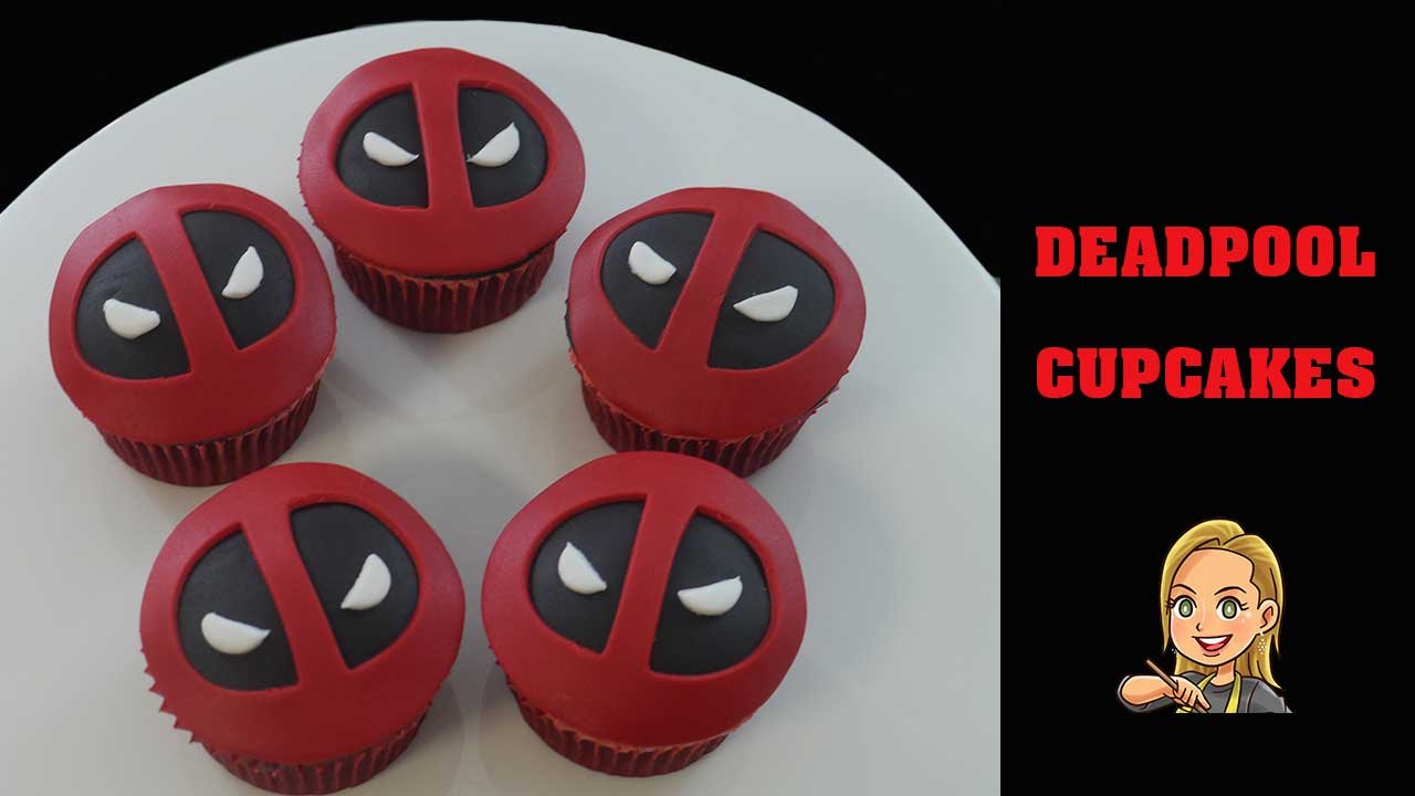 Deadpool Cupcakes