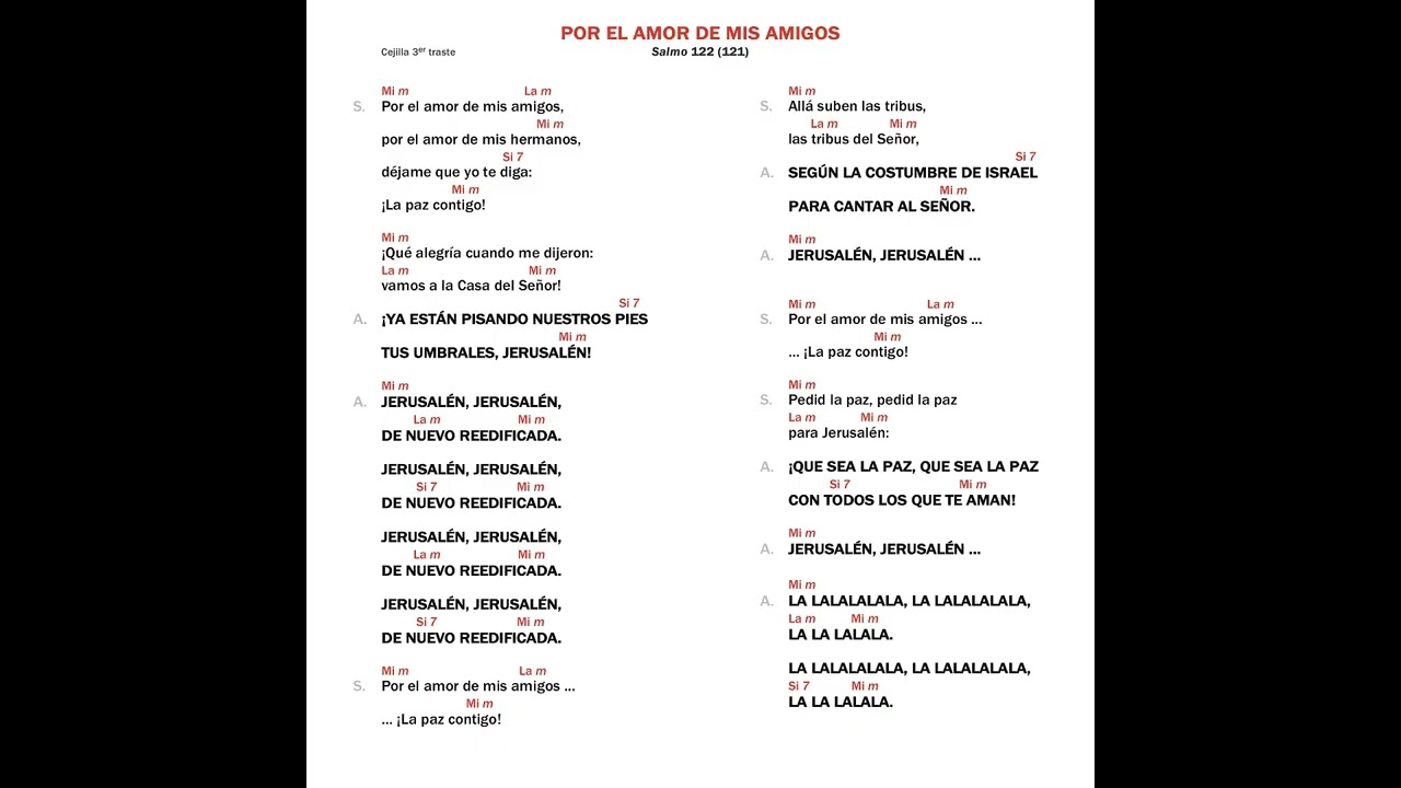Por El Amor De Mis Amigos (años 80)