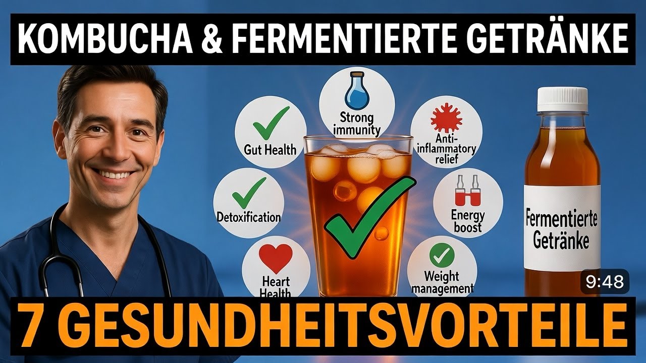 Kombucha & Fermentierte Getränke: 7 Gesundheitliche Vorteile, die Sie kennen sollten! 🍹🧡