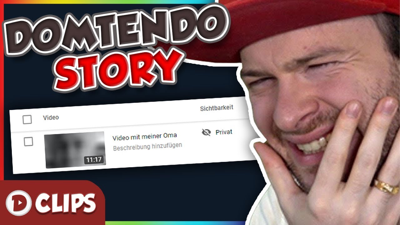 NIE VER&Ouml;FFENTLICHT: Domtendos Video mit seiner Oma! 😱 | Domtendo Story (Twitch)