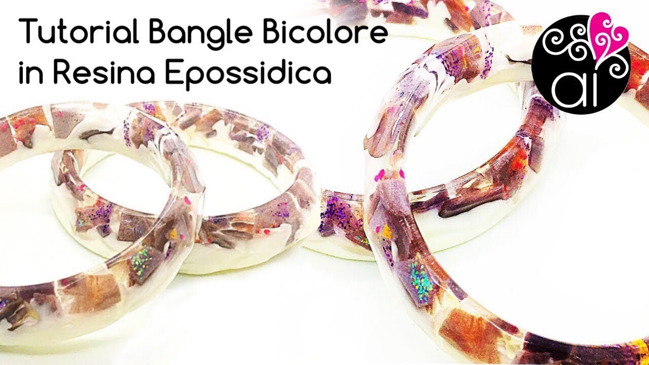 Tutorial Bangle Bicolore in Resina Epossidica