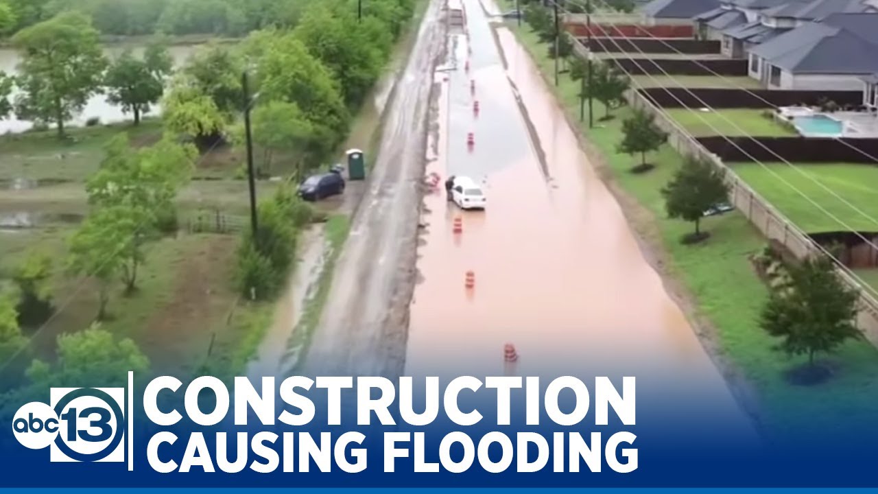 Construction causes serious flooding concerns in Waller Co.
