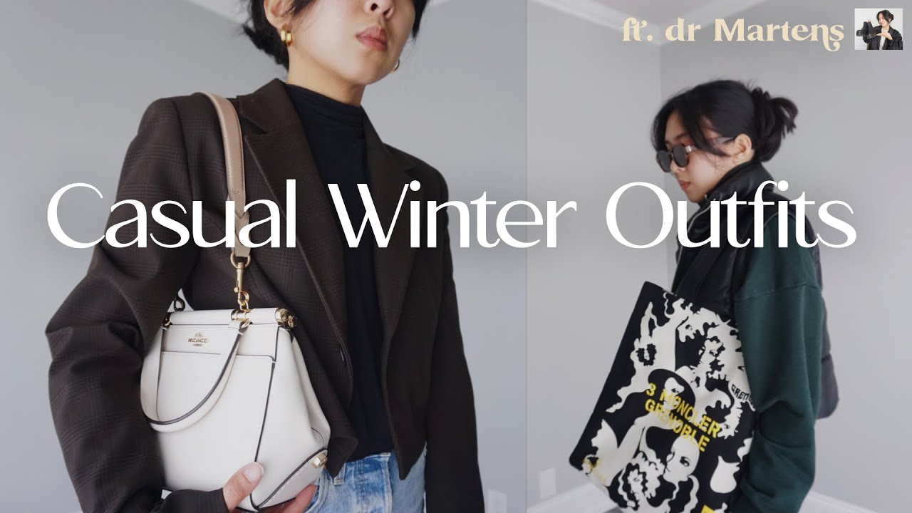 casual *cali* winter outfits / ft. dr martens rometty boots