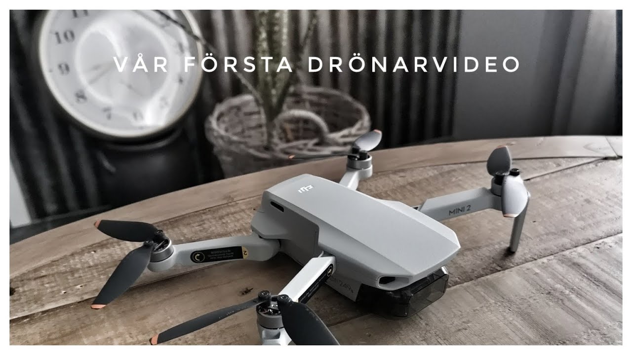 Testkör drönaren! | DJI MINI 2 för nybörjare. Packar upp och visar innehållet i Fly More Combo