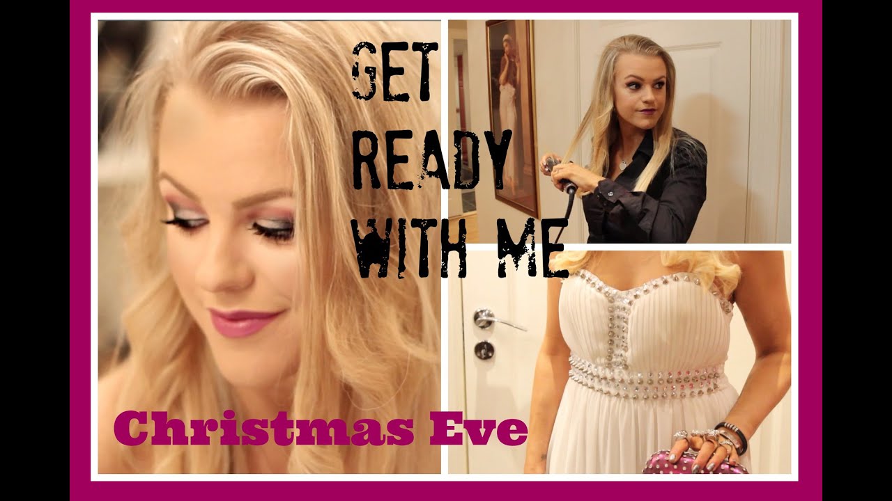 GRWM Hair, Makeup & Outfit | Christmas Eve