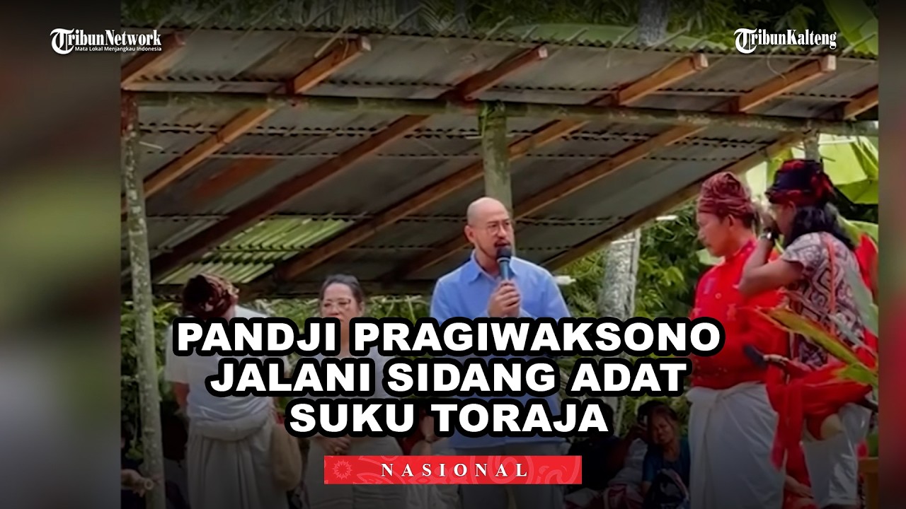 Komika Pandji Pragiwaksono Jalani Sidang Adat Suku Toraja dan Minta Maaf Buntut Materi Stand Up