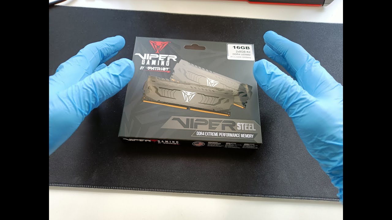 Unboxing pamięci RAM Patriot 16GB (2x8GB) 3600MHz CL18 Viper Steel