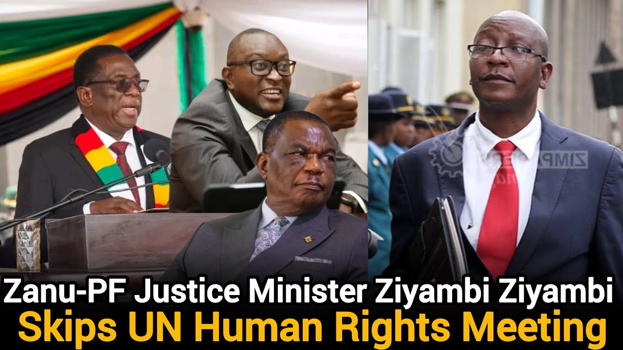 Breaking🔥I Zanu-PF Justice Minister Ziyambi Ziyambi Skips UN Human Rights Meeting🇿🇼🤯