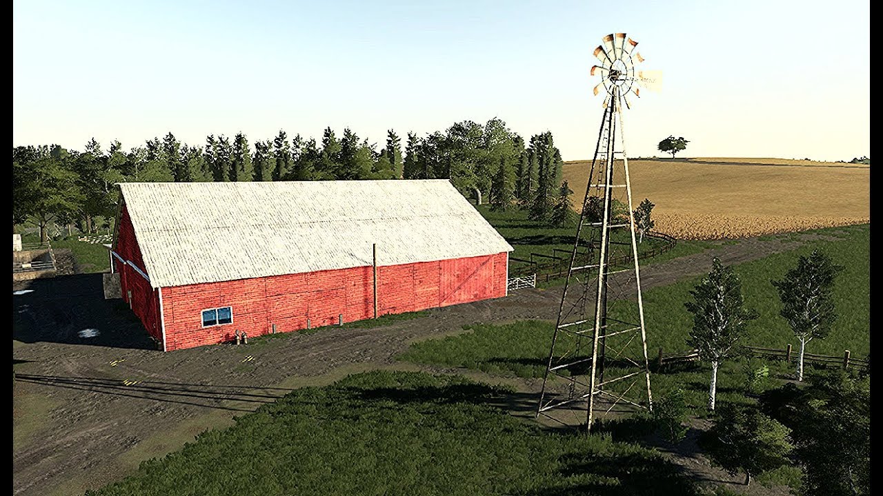Farming Simulator 19  ОБЗОР КАРТЫ  Lone Oak Farm