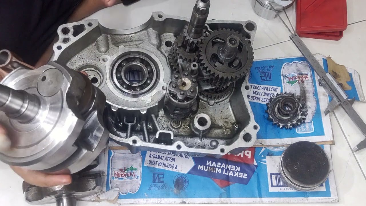 Yamaha Scorpio bisa bore up stroke up 350cc!! tapi tetep terlihat standart GINI CARANYA!!