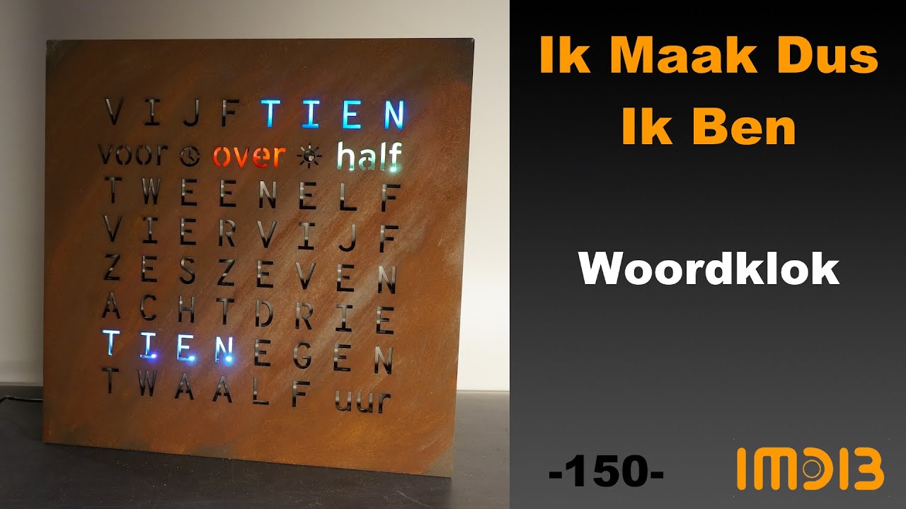 -150- Woordklok
