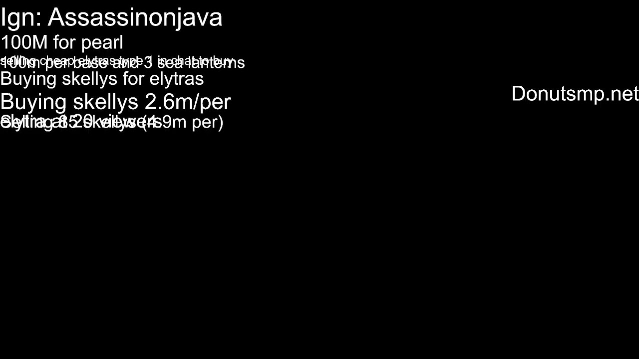 DonutSMP Live! 1 ELYTRA PER GOOD STASH OR BASE! Rating Bases 100M per base Buying skellys 2.5m/per