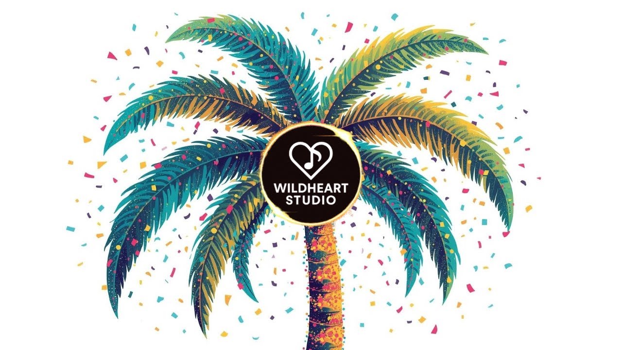 Palm Trees & Soft Fireworks 🌴🎶 | 90-Minute Tropical Music Loop