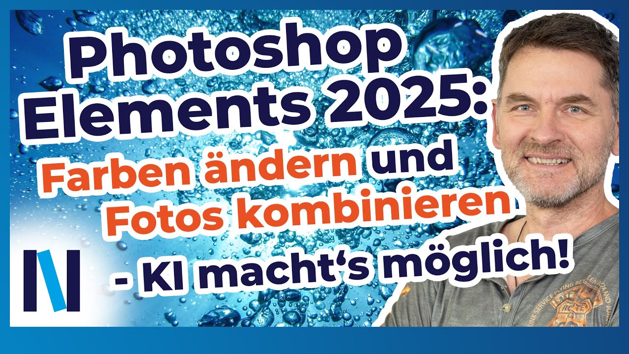 Photoshop Elements 2025: Objektfarbe ersetzen und Fotos zusammenstellen – so klappt’s perfekt!