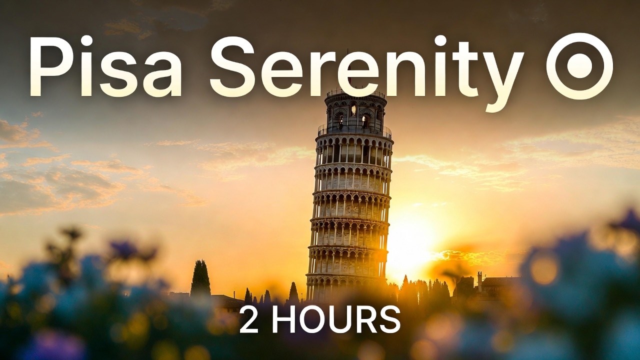 Pisa Serenity 🇮🇹 2 Hours Relaxing Italian Ambient | Calm Spaces