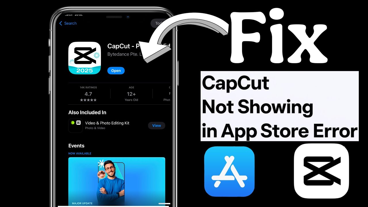 How to Fix CapCut Not Showing Up in App Store? Install CapCut on iPhone