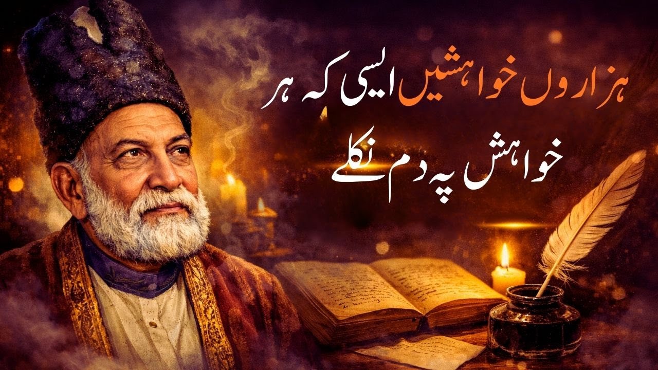 Mirza Ghalib Ghazal | Poetry That Touches Heart ❤️