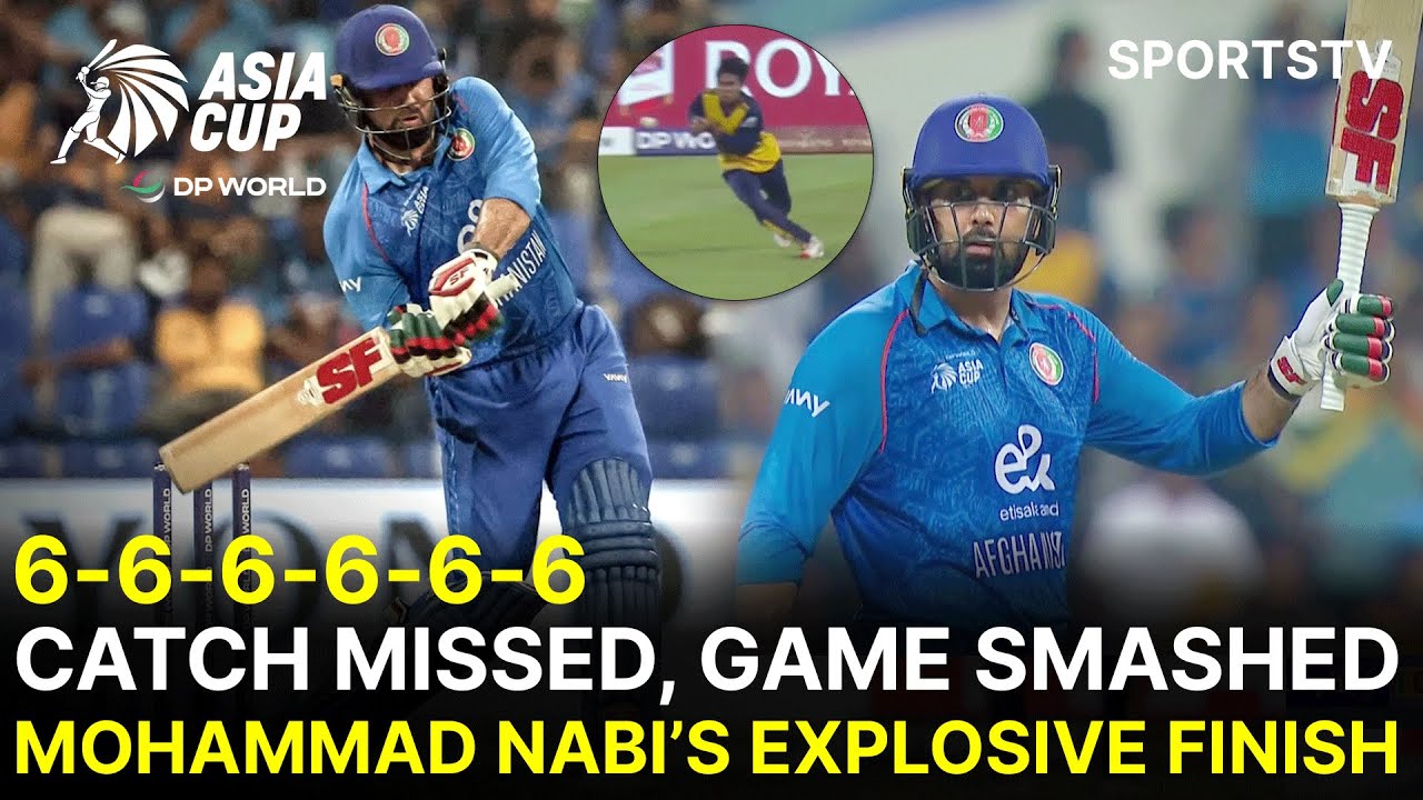 SIX x 6! Mohammad Nabi Turns Beast Mode On | SL vs AFG | Match 11 | Asia Cup 2025 | ZF1U